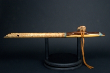 Silver Maple Native American Flute, Minor, Low E-4, #E1A